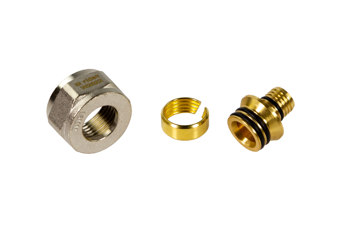 013G4156R — Уплотнительный фитинг Ridan, подключение G3/4'' ВН к трубам (PEX, PERT, ALU) 16х2.0