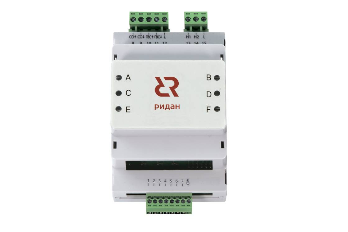 Ридан 080G0290R — Модуль расширительный Р-РМ107, входной управляющий сигнал 6 шт, 24 В, до 50 мА